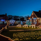 50Ft LED Rope Lights, Cuttable LED Strip Lights Outdoor Waterproof Decorative Lighting for Indoor/Outdoor Decorations,Eaves,Backyards Garden,Party and Bedroom Decorations(Warm White)