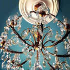 Ekena Millwork CM12BR Bradford Ceiling Medallion, 12 1/2"OD x 3 7/8"ID x 3/4"P (Fits Canopies up to 6 5/8"), Primed