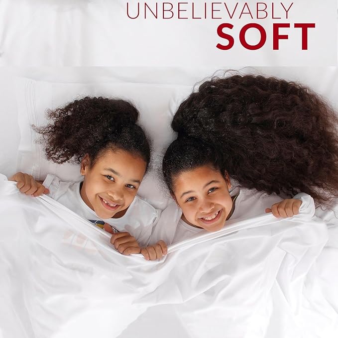 Mellanni Extra Deep King Sheets - 4 PC Iconic Collection Bedding - Hotel Luxury, Ultra Soft, Cooling Bed Sheets - Wrinkle, Fade, Stain Resistant (King, Brick Red)