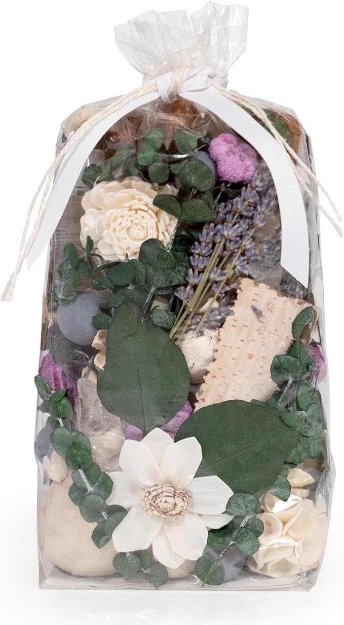 ANDALUCA Preserved Eucalyptus & Lavender Botanical Fragrance Potpourri (Eucalyptus Lavender)