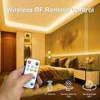 DAYBETTER COB Led Strip Lights with Remote and App Control, 32.8ft 3000K Dimmable Ultra Bright Warm White Led COB Light Strip, 3200 LEDs Led Lights for Bedroom, Cabinet, Living Room Decor
