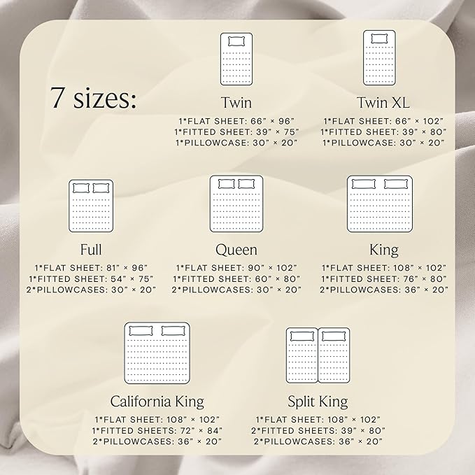 LuxClub 4 PC Sheet Set Bed Sheets Deep Pockets 16" Eco Friendly Wrinkle Free Cooling Machine Washable Hotel Bedding Silky Soft - Linen Queen