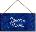 Personalized Universe Sign Stars Wall Art Decor For Kids Room Decoration Nursery Decor Space Party Decorations For Little Man Cave Space Theme Wall Art Decor For Boys Room Girls Bedroom