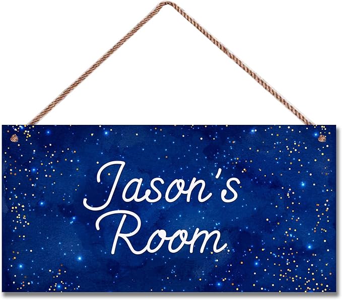 Personalized Universe Sign Stars Wall Art Decor For Kids Room Decoration Nursery Decor Space Party Decorations For Little Man Cave Space Theme Wall Art Decor For Boys Room Girls Bedroom