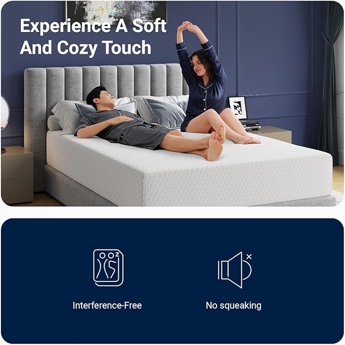 Avenco 10 Inch Full Size Mattress, Comfort Memory Foam Full Mattress in a Box for Refresh Sleep & Pressure Relief, Full Bed Mattresses CertiPUR-US Certified,Firm