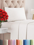 Twin Size 3 Piece Sheet Set - Comfy Breathable & Cooling Bed Sheets Set - Hotel Luxury Bedding for Women, Men, Kids, Teens, Boys & Girls - Deep Pockets, Soft, Wrinkle Free - Oeko-Tex - Antique White