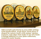 Copenhagen Denmark Souvenir – Nordic Wood Slice Plaque Gift Ideal for Scandinavian Design Lovers & Travel Collectors