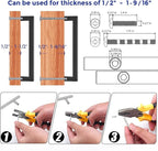 Ravinte 20 Pack Square Cabinet Handles, Matte Black Cabinet Pulls and Drawer Pulls, 6-1/4 Inch, Kitchen Hardware