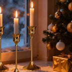 Candlestick Holders Gold, 3 Packs Taper Candle Holder for Candlesticks, Candle Sticks Holder Decor for Home Decor