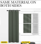 NICETOWN Ceiling Curtains, Room Divider Curtain Screen Partition, Vertical Blind for Sling Door, Blackout Window Curtain, Privacy Blind for Patio (Dark Mallard, Single Panel, 8.3ft Wide x 11ft Long)