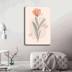 Metal Tin Signs Elegant Floral Prints for Home Decor Bedroom and Bathroom Wall Decoration 8x12inch Tin Sign