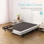 7 Inch Full XL Box Spring, Metal Boxspring Full XL Size with Fabric Cover, Heavy Duty Mattress Foundation, Noise-Free, Easy Assembly