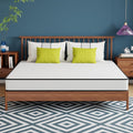 PayLessHere | 8 Inch King Mattress | Medium Firm Hybrid Mattress | White | with High-Density Foam and Breathable Cover | Pocket Spring Design, Pressure Relief | Bed in a Box, CertiPUR-US Certified