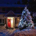 Battery Operated String Light, 33ft 100 LED Christmas Light with Timer & 8 Modes, 3AA Waterproof String Light for Outdoor and Indoor Décor – White