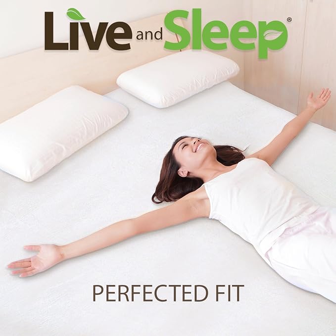 Live and Sleep Classic 8 Inch Medium Firm Memory Foam Mattress - Bed in a Box with Firm Body Support, CertiPUR Certified - Full Size