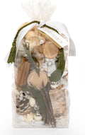 ANDALUCA Frosted Pine Winter Pinecone Fragrance Potpourri (Winter White)
