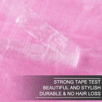 Fleece Blankets Travel Size for All Season 350GSM - Premium Lightweight Anti-Static Throw for Bed Extra Soft Brush Fabric Warm Sofa Thermal Blanket 50" x 61"(Pink Travel)