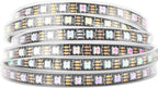 BTF-LIGHTING WS2812B IC RGB 5050SMD Pure Gold Individual Addressable LED Strip 16.4FT 300LED 60Pixel/m Flexible Full Color IP67 DC5V for DIY Chasing Color Project(No Adapter or Controller)