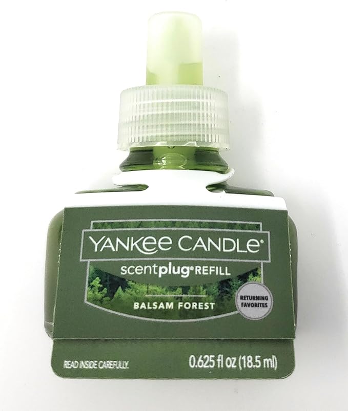 Yankee Candle Twinkle Snow Globe ScentPlug Diffuser with LED and Balsam Forest Home Fragrance Refill