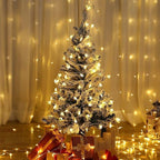 ANJAYLIA Star Lights 10 FT 20 LED Battery Operated String Lights for Bedroom Indoor & Outdoor, Party, Wedding and Ramadan Christmas Decorations 2 Pack Warm White