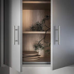 HBL' 35 Pack | 3 Inch Center to Center Brushed Nickel Cabinet Pulls Kitchen Cabinet Handles,Made of Stainless Steel,Ideal for Cabinet,Drawer,Cupboard and Wardrobe.