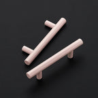 Ravinte 55 Pack | 5 Inch Cabinet Pulls Pink Stainless Steel Kitchen Drawer Pulls Cabinet Handles 5 InchLength, 3 Inch Hole Center