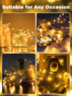 3-Pack 78FT 240 LED Fairy Lights Battery Operated with Timer & Remote, Waterproof Twinkle Lights Indoor Outdoor 8 Modes for Bedroom Centerpiece Wedding DIY Party Christmas Classroom Dorm Decoration