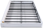Amazon Basics Smart Box Spring Bed Base, 5-Inch Height Mattress Foundation, Tool-Free Easy Assembly, Twin, 74"L x 38"W x 5"H, White