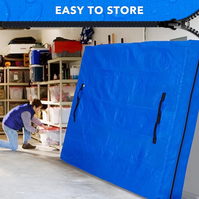 AlexHome Mattress Bags for Moving and Storage - Full XL- Heavy Duty Tarp Reusable Mattress Storage Bag,Easy Carrier Mattress Moving Cover,Moving Bags,Moving Supplies (Full XL Size)