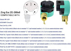 Ceiling Fan Switch ZE-268S6 3 Speed 4 Wire Bronze Zing Ear For Ceiling Light Fans Lamps and Wall Lights Pull Chain Switch Replacement On-Off with Pull Chain,1 Pack