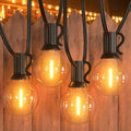 GPATIO Outdoor String Lights, 60FT Waterproof Patio Lights with 32 Hanging Light Globe G40 Bulbs, 2700k Shatterproof for Backyard Gazebo Porch Garden Commerical Outside Decor