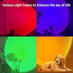 Upgraded Sunset Lamp Projector with APP Control, Endless Color Changing Led Lamp Night Light, Mood Lighting Sunlight Sunset Lamps for Bedroom Decor/Room Decor/Living Room/Christmas Gifts/Party