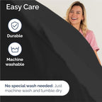 King Size 4 Piece Sheet Set - Comfy Breathable & Cooling Bed Sheets Set - Hotel Luxury Bedding for Women, Men, Kids, Teens, Boys & Girls - Deep Pockets, Ultra-Soft and Wrinkle Free - Oeko-Tex - Black