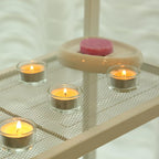 GOLDEAL 60-Pcs Tealight Candle Holders,Small Clear Glass,Tealight Holders Bulk Use for Weddings Parties Dinner,for 1.5" Tealight. Candle Mould
