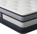 Vesgantti King Mattress 10 Inch Innerspring Multilayer Hybrid King Size Mattress - Ergonomic Design with Memory Foam and Pocket Spring Mattresses King Size - Box Top Series Medium Firm Feel