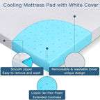 Airensky 2 Inch Memory Foam Mattress Topper, Cooling Gel Infused High Density Twin (39"x75") Topper with Removable Skin-Friendly Cover, Bed Topper for Pressure Relief Back Pain, CertiPUR-US Certified