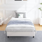 ALDRICH 5 Inch Heavy Duty Metal Twin Box Spring Mattress Foundation 1500lbs Max Weight Capacity/Non-Slip/No Noise/Easy Assembly/Easy Clean Cover