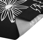 Ambesonne Music Tapestry, Notes with G-Clef Key and Instrument in a Monochrome Style of Creative Rhythmic Ornate Design Art, Wall Hanging for Bedroom Living Room Dorm Decor, 40" X 60", White Silver