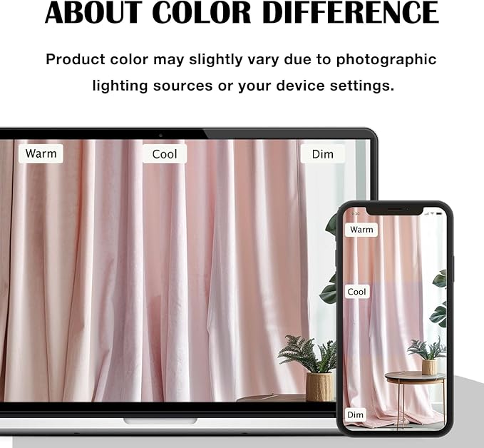 Lazzzy Velvet Blackout Curtains Thermal Insulated Room Window Drapes Super Soft Luxury Curtains for Living Room Bedroom Rod Pocket 2 Panels, Dusty Pink, 52" W x 90" L