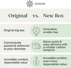 ZINUS Ibidun Upholstered Platform Bed Frame, Mattress Foundation, Wood Slat Support, No Box Spring Needed, Eco Friendly WonderBox (TM), Easy Assembly, Soft Beige, King