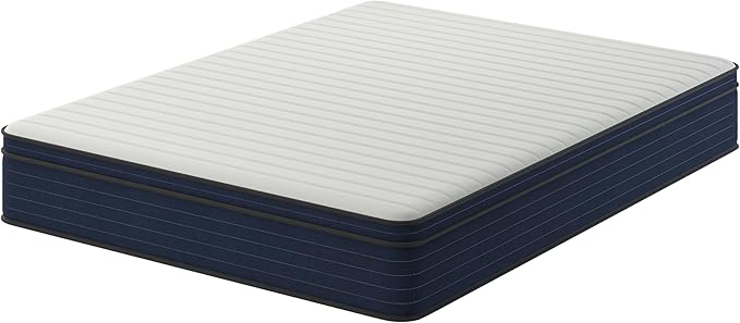 NapQueen Full Size, 12 Inch New Victoria Hybrid Cooling Gel Infused Pocket Spring and Memory Foam Mattress, Bed in a Box, CertiPUR-US Certified