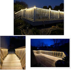 50Ft LED Rope Lights, Cuttable LED Strip Lights Outdoor Waterproof Decorative Lighting for Indoor/Outdoor Decorations,Eaves,Backyards Garden,Party and Bedroom Decorations(Warm White)