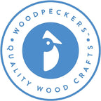 Woodpeckers Wood Knobs 1-3/4 inch, Pack of 25 Unfinished Small End Grain Wooden Knobs for Cabinets, Dressers, Drawer Pull, Furniture Replacement Knob, and Crafts