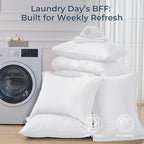 HEVUMYI Full Comforter Set - 7-Piece All Season Bed in a Bag Full, Ultra Soft Bedding Set with Comforter, Flat Sheet, Fitted Sheet, Pillowcases, Pillow Shams, White