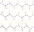 612 Vermont 50 Clear Christmas Lights on White Wire, UL Approved for Indoor/Outdoor Use, 9 Foot of Lighted Length, 11 Foot of Total Length