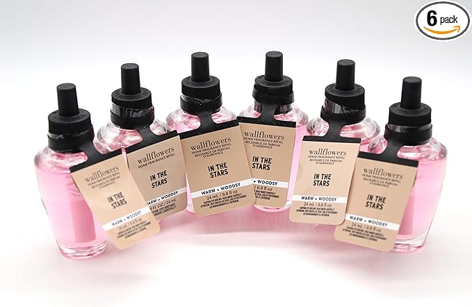 In the Stars, Bath and Body, Wallflowers Home Fragrance Refills, 0.8 fl oz each, 6 pack