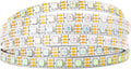 BTF-LIGHTING WS2812B IC RGB 5050SMD Pure Gold Individual Addressable LED Strip 16.4FT 300LED 60Pixel/m Flexible Full Color IP65 DC5V for DIY Chasing Color Project(No Adapter or Controller)