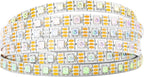 BTF-LIGHTING WS2812B IC RGB 5050SMD Pure Gold Individual Addressable LED Strip 16.4FT 300LED 60Pixel/m Flexible Full Color IP65 DC5V for DIY Chasing Color Project(No Adapter or Controller)