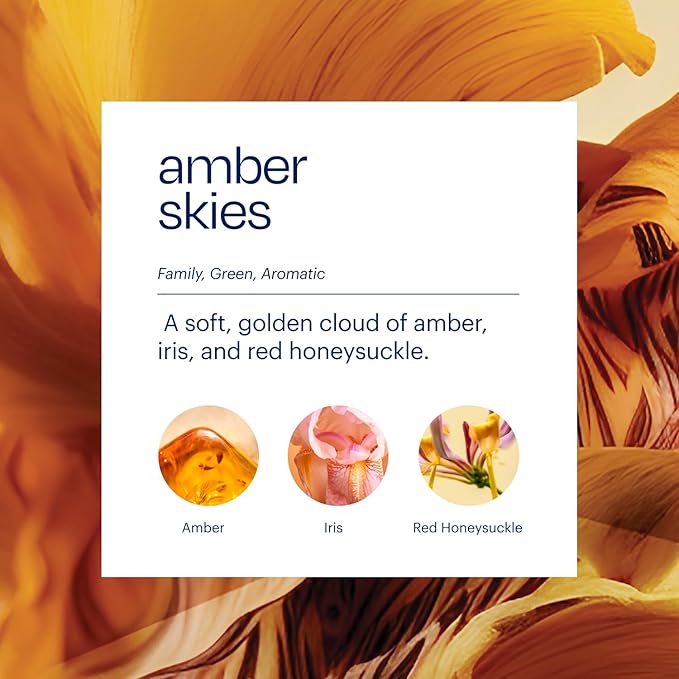 Aera True Loves Amber Skies - Deodorizing Home Fragrance Scent Refill for Pet Odor - Notes of Amber, Iris & Red Honeysuckle - 12.5mL - For Use With Aera Diffuser (Sold Separately)