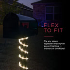 UltraPro LED Rope Lights, 50ft Classic Clear Rope, Warm White Light 3000K, Indoor/Outdoor, Flexible, Linkable, Durable, Rope-Lights Outdoor, 54505 (Pack of 3)